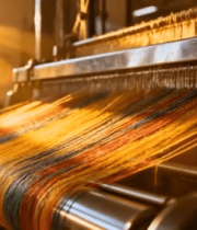 工厂内织布机织布画面8194#横屏 