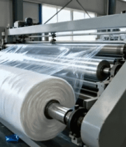 工厂内塑料薄膜生产机器7319#横屏 