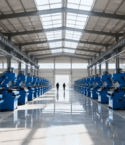 工厂内工业机械与工人场景7512#横屏 