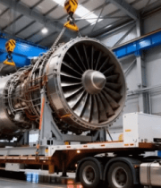 工厂内卡车运输航空发动机89#横屏 