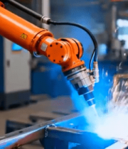 工厂机械臂焊接作业10132#横屏 