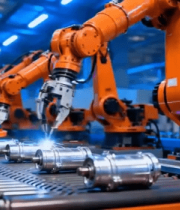 	 工厂机械臂自动化生产线(3)7395#横屏 