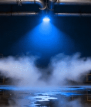 工厂工业设备蒸汽排放画面4667#横屏 