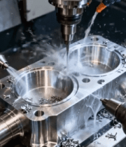 工厂机床加工金属部件4732#横屏 