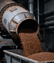 工厂内机器输送颗粒物料5888#横屏 