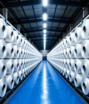 	 工厂内堆放的白色卷状物品1241#横屏 