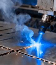 工厂金属板材激光切割画面734#横屏 