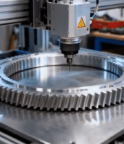 工厂机器加工齿轮部件8830#横屏 