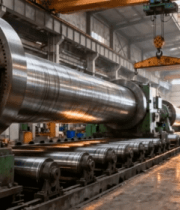 	 工厂工人操作金属机械素材5537#横屏 