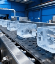 工厂冰块生产线运输画面9024#横屏 