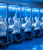 无尘车间工人操作场景14482#横屏 