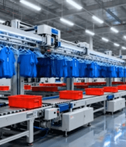 工厂服装生产线自动化场景11560#横屏 