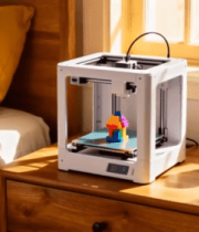 卧室床头柜上的打印机15016#横屏 