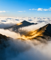 	 高山云海全景自然风光979#横屏 