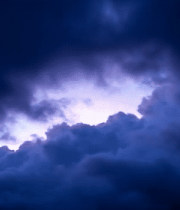 乌云密布天空现闪电259#横屏 