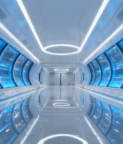 未来科技感隧道空间场景10661#横屏 