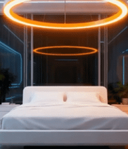 未来感科技风卧室场景6181#横屏 