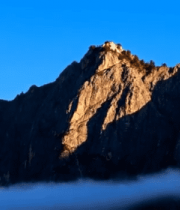 巍峨山峰云海环绕景观8027#横屏 