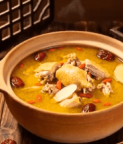 瓦罐鸡汤食材特写11099#横屏 