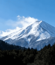 富士山自然风光远景1581#横屏 