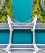 俯瞰城市桥梁与道路6323#横屏 