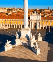 俯瞰意大利广场及周边建筑7352#横屏 