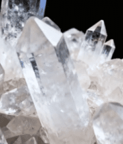 透明水晶簇特写素材14985#横屏 