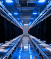 服装自动化生产线传送带场景7045#横屏 