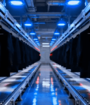 服装自动化生产线传送带场景7045#横屏 