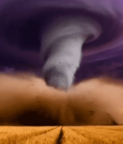 田野上空的龙卷风自然景观6598#横屏 