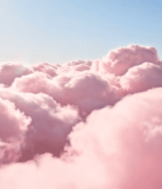 粉色云海高空俯瞰景象8261#横屏 