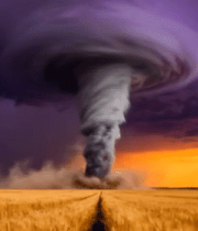 田野上的龙卷风自然景观(1)13348#横屏 