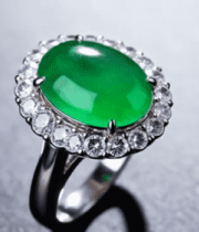 翡翠戒指特写素材13039#横屏 