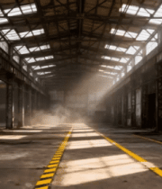 废弃工厂室内场景13565#横屏 