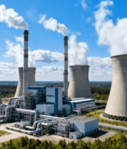 	 发电厂全景素材10625#横屏 