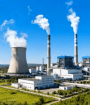 发电厂全景12918#横屏 