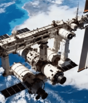 太空视角下的国际空间站9322#横屏 