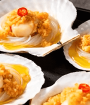 蒜蓉粉丝扇贝美食素材3770#横屏 