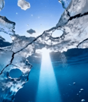 水下冰面阳光照射景象10759#横屏 