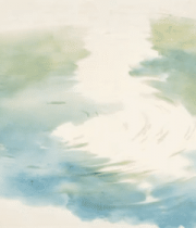 水面涟漪水墨风格画面10264#横屏 