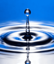 水滴落下形成涟漪特写594#横屏 