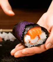 双手制作寿司素材10885#横屏 