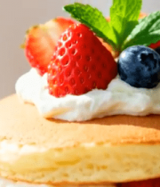 双手端送水果松饼8837#横屏 