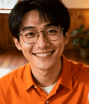 室内男子微笑竖大拇指168#横屏 