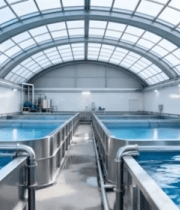 水厂室内水池设施场景15057#横屏 