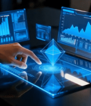 手触摸操作虚拟数据屏幕6132#横屏 