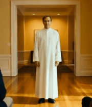 室内众人听白衣男子讲话场景1648#横屏 