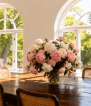 室内餐厅带拱形窗装饰场景4817#横屏 