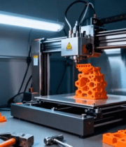 室内打印机打印橙色模型11558#横屏 