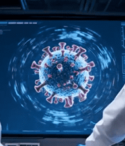 实验室医生观察病毒画面(1)14450#横屏 